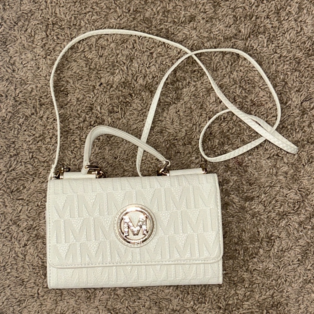Mia K. Collection Luciene 3 in 1 Milan M Signature‎ Crossbody and Wristlet